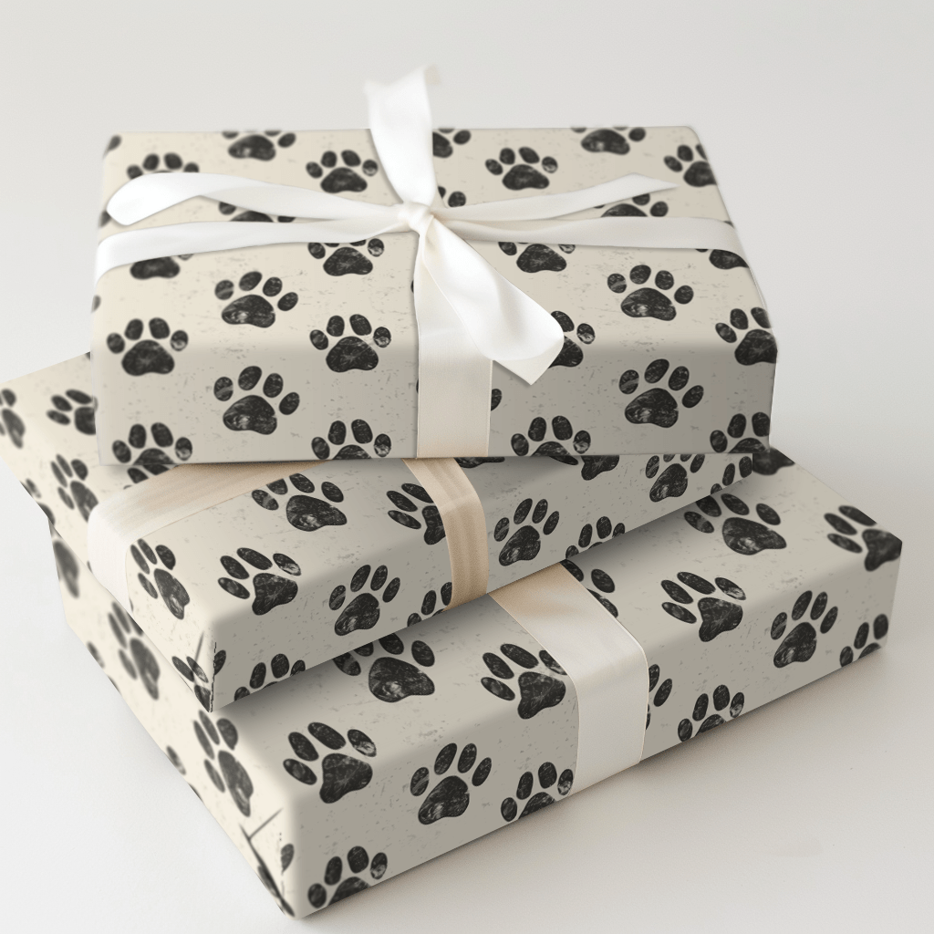 Paws on Paws - Wrapping Paper - Aspen & Arlo