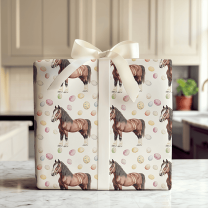 Easter Eggs with the Tennessee Walking Horse - Wrapping Paper - Aspen & Arlo