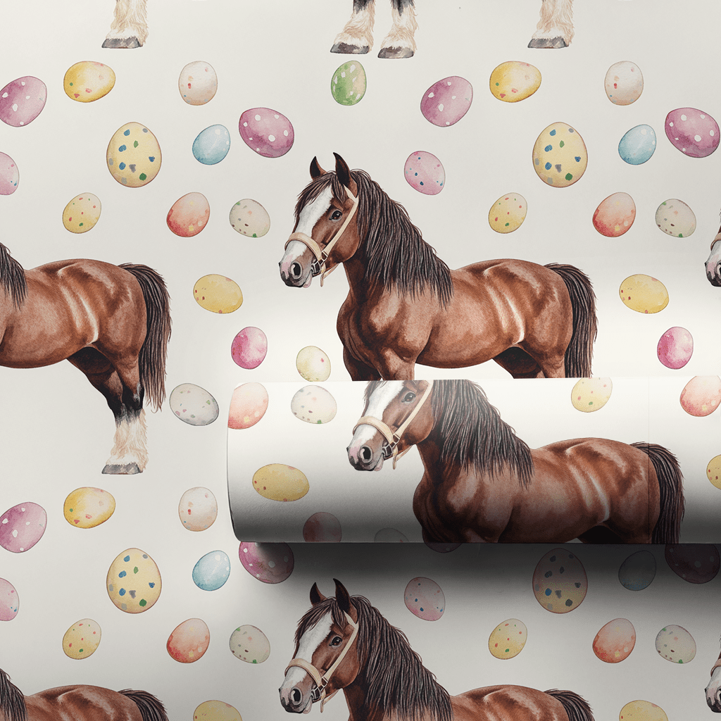 Easter Eggs with the Tennessee Walking Horse - Wrapping Paper - Aspen & Arlo