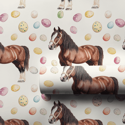 Easter Eggs with the Tennessee Walking Horse - Wrapping Paper - Aspen & Arlo