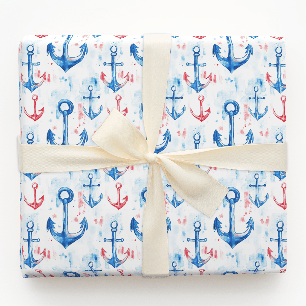 Anchor Away - Wrapping Paper - Aspen & Arlo