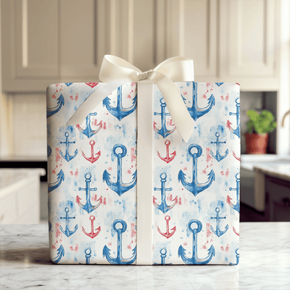 Anchor Away - Wrapping Paper - Aspen & Arlo