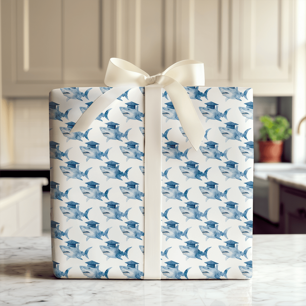 Shark Out - Wrapping Paper - Aspen & Arlo