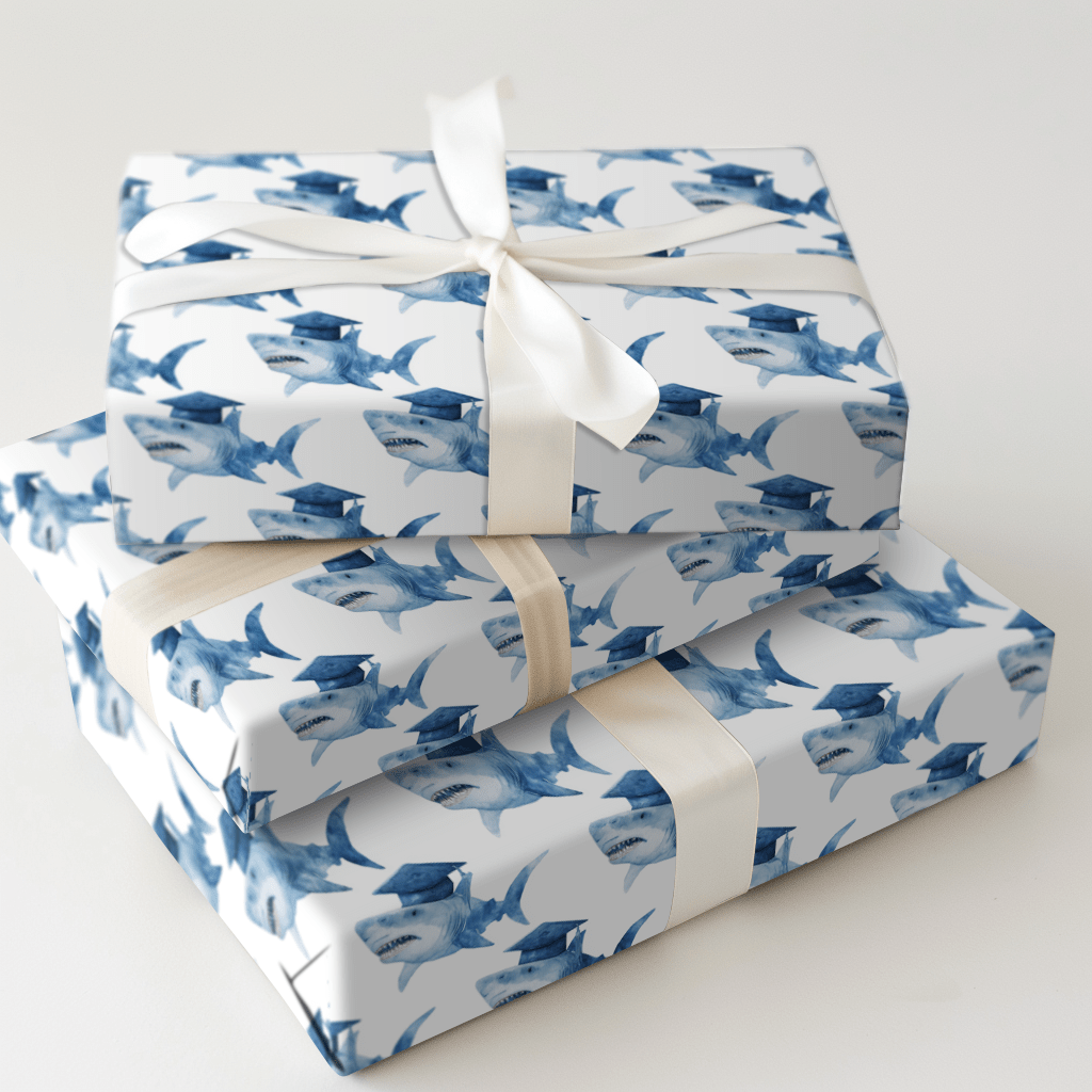 Shark Out - Wrapping Paper - Aspen & Arlo