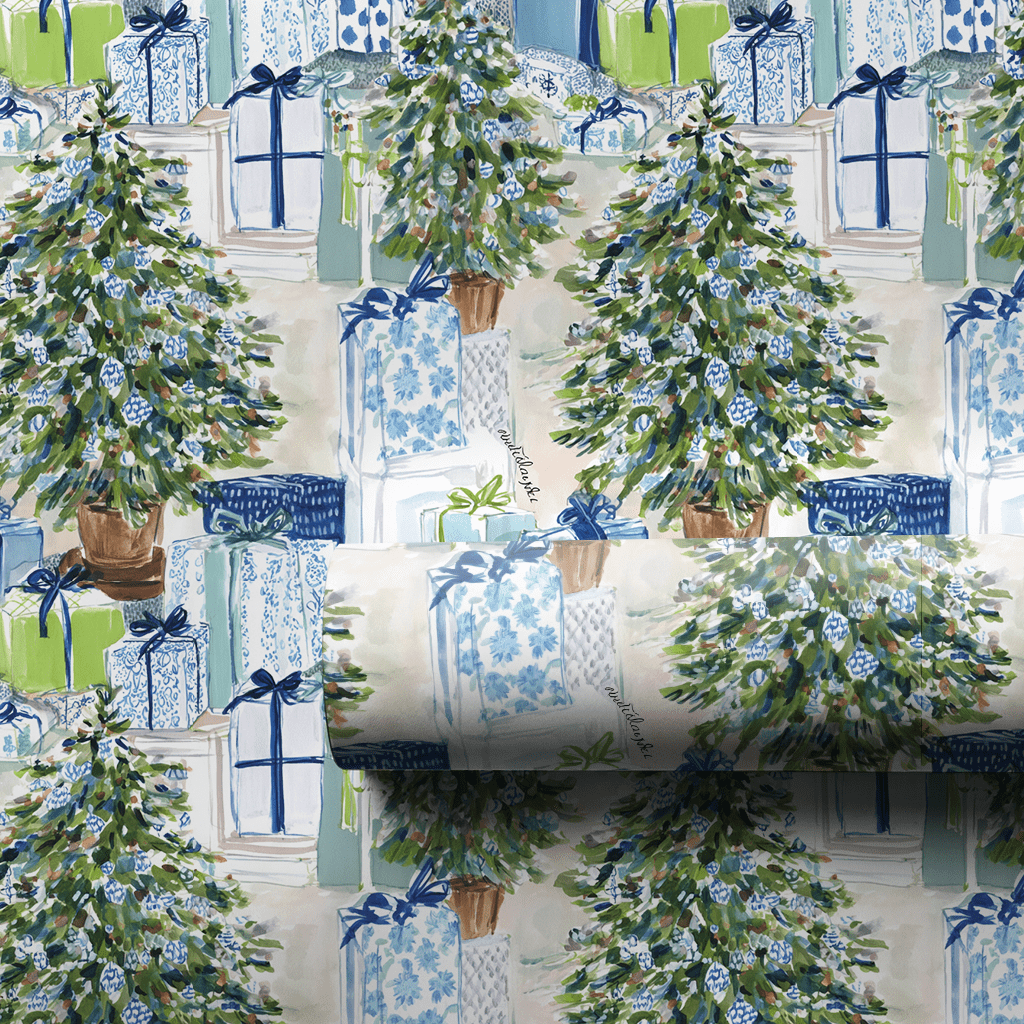 Chinoiserie Christmas - Wrapping Paper - Aspen & Arlo