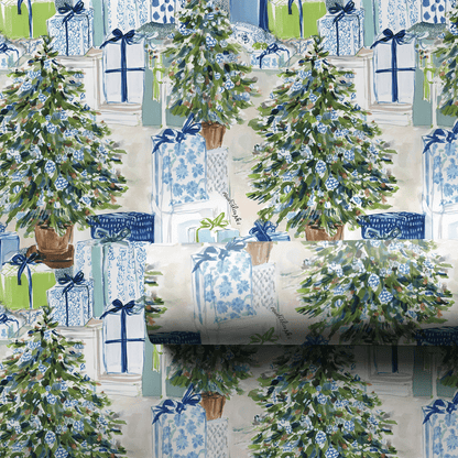 Chinoiserie Christmas - Wrapping Paper - Aspen & Arlo