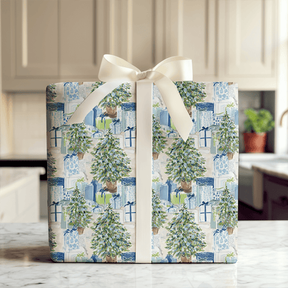 Chinoiserie Christmas - Wrapping Paper - Aspen & Arlo