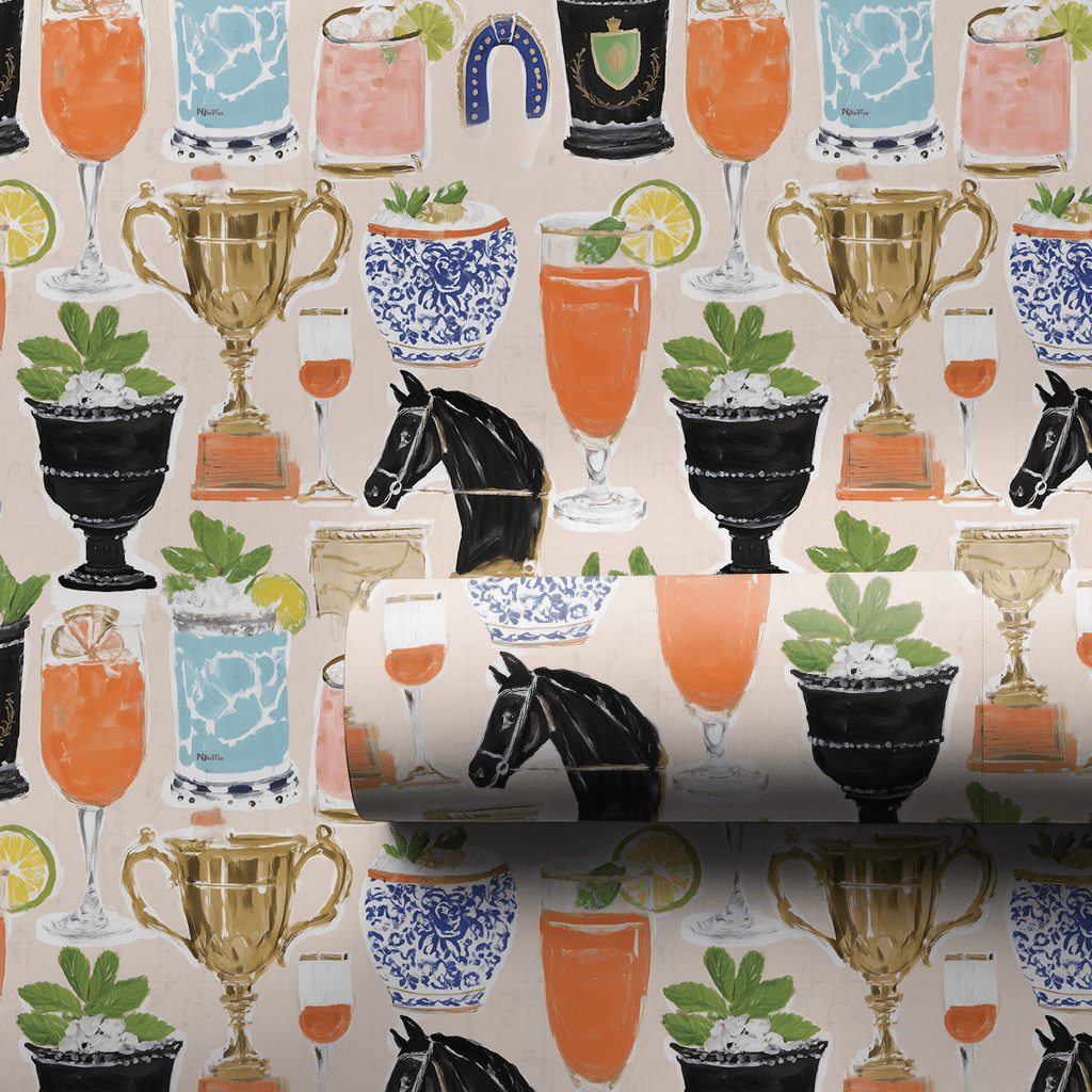 Stakes & Sips - Wrapping Paper - Aspen & Arlo