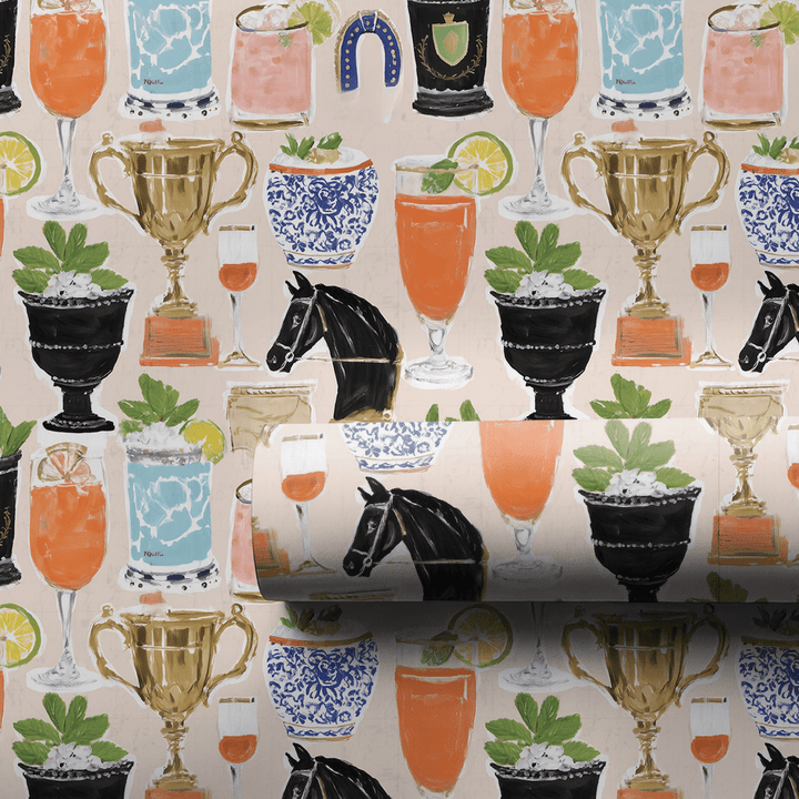 Stakes & Sips - Wrapping Paper - Aspen & Arlo