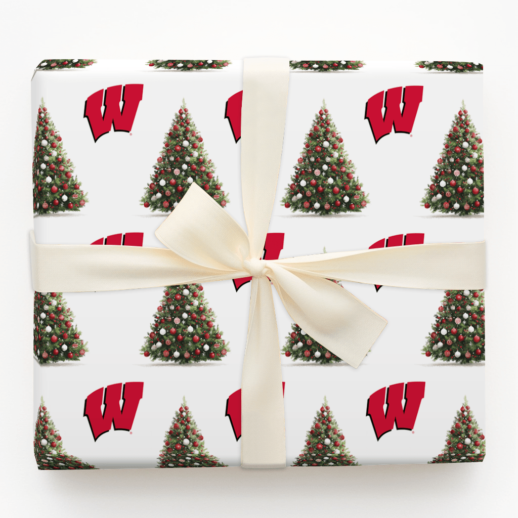 Festive Badger Fir - Wrapping Paper - Aspen & Arlo