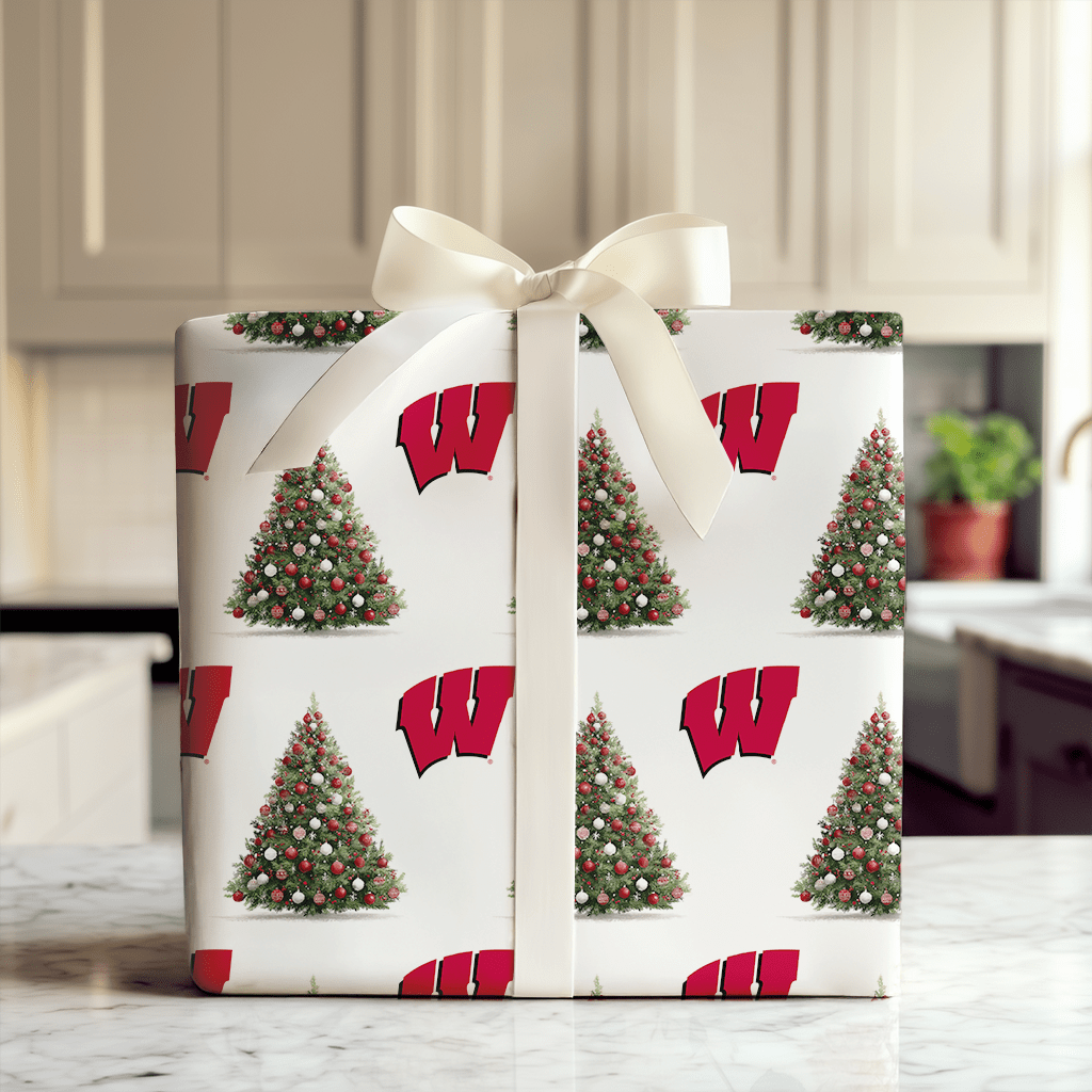 Festive Badger Fir - Wrapping Paper - Aspen & Arlo