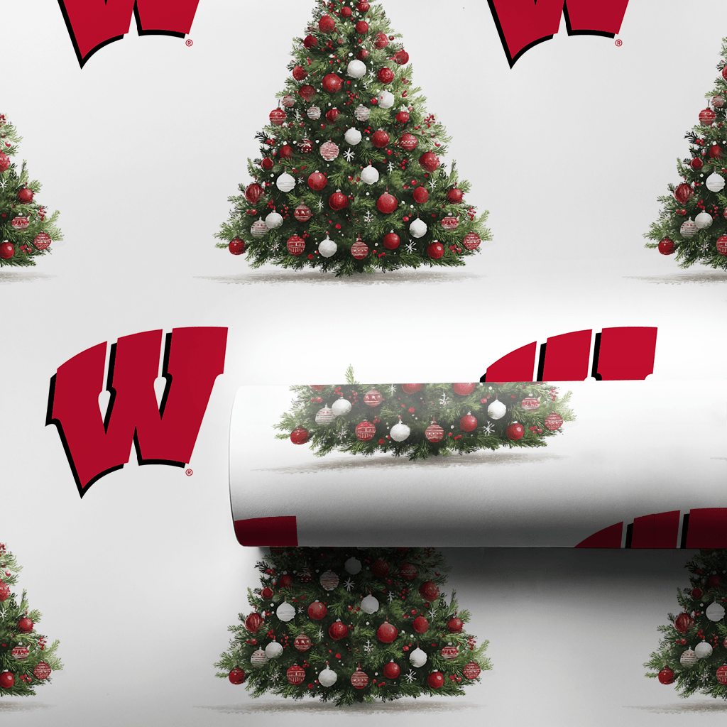 Festive Badger Fir - Wrapping Paper - Aspen & Arlo