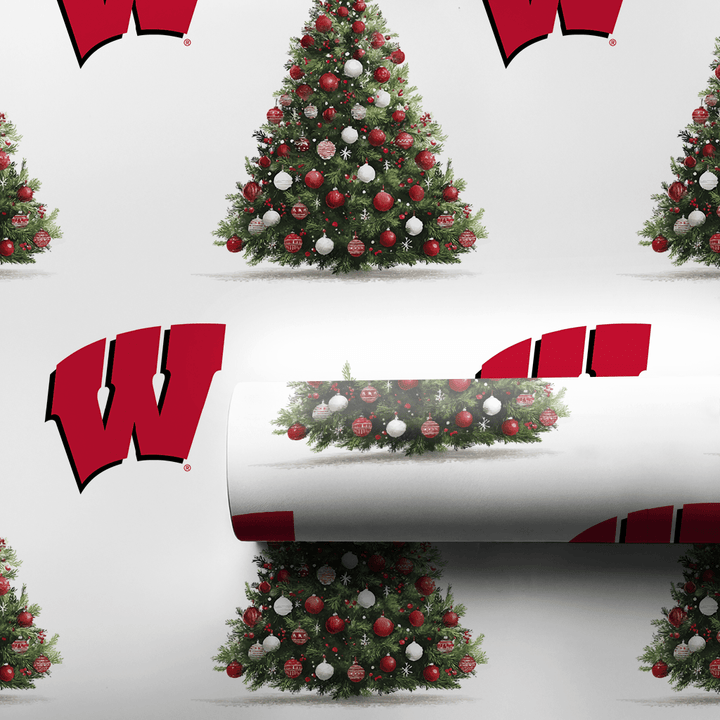 Festive Badger Fir - Wrapping Paper - Aspen & Arlo