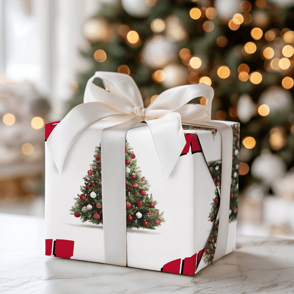 Festive Badger Fir - Wrapping Paper - Aspen & Arlo