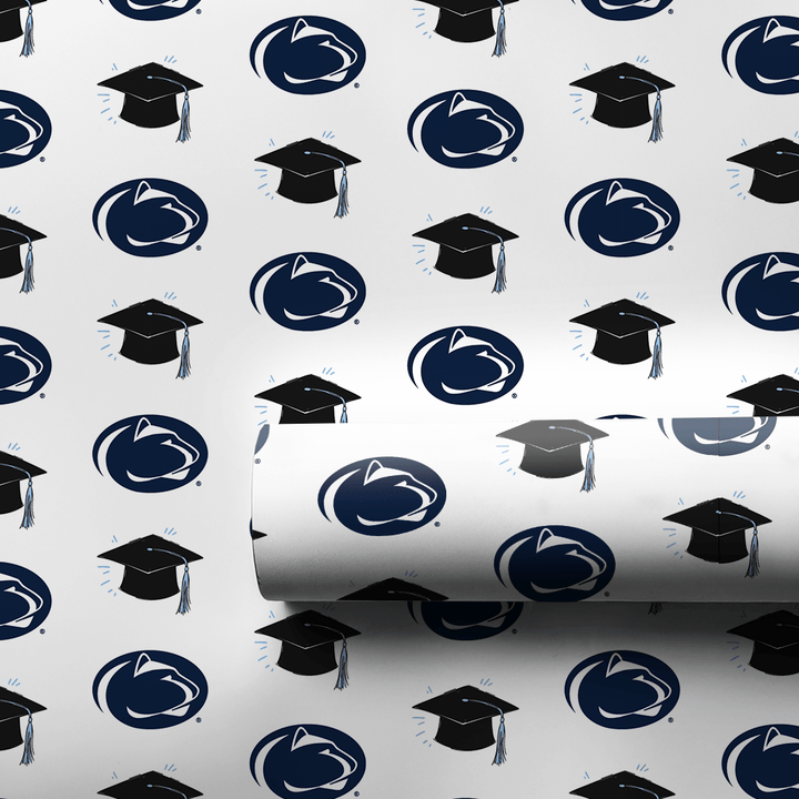 Hats off to the Penn Grad - Wrapping Paper - Aspen & Arlo