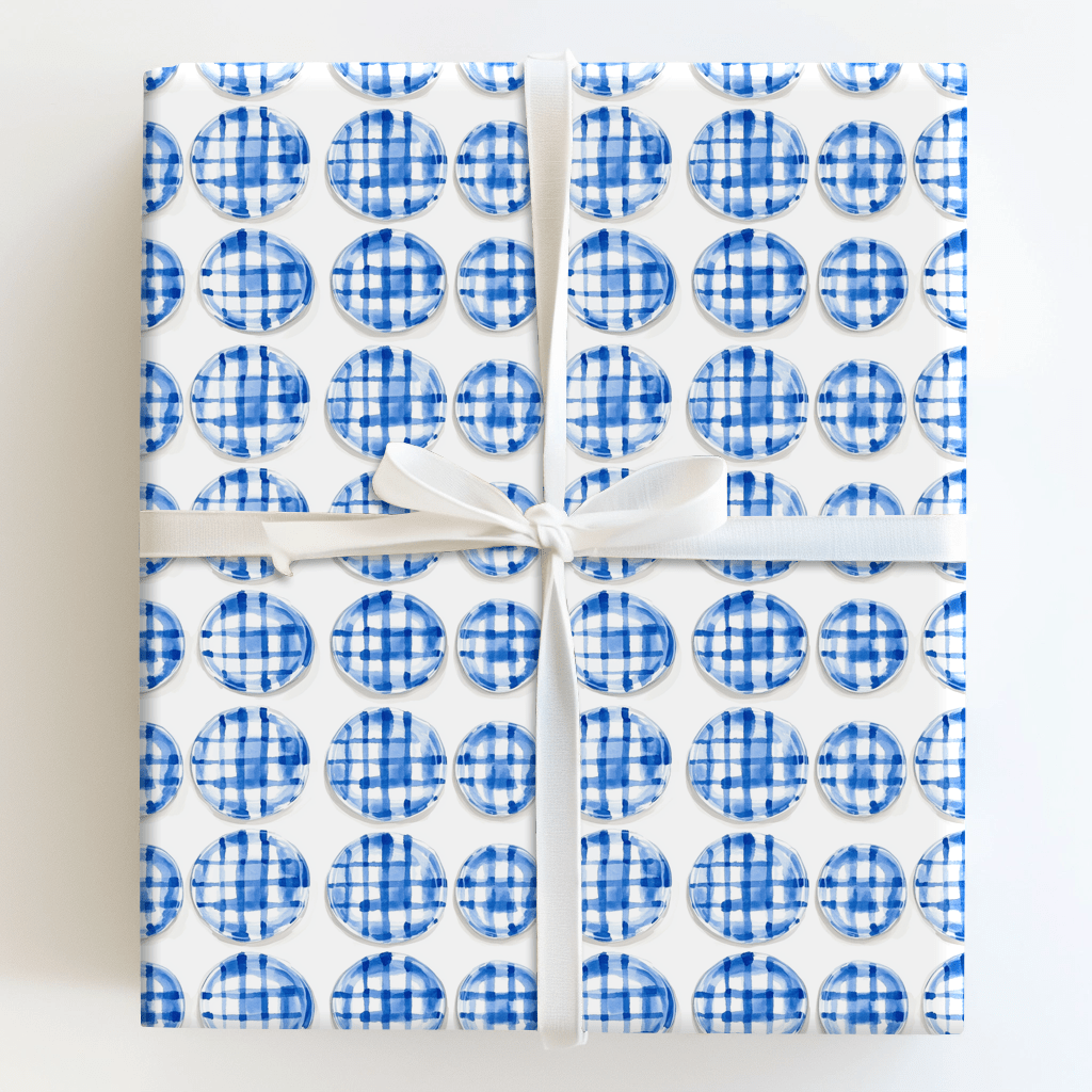 Picnic Blues - Wrapping Paper - Aspen &amp; Arlo