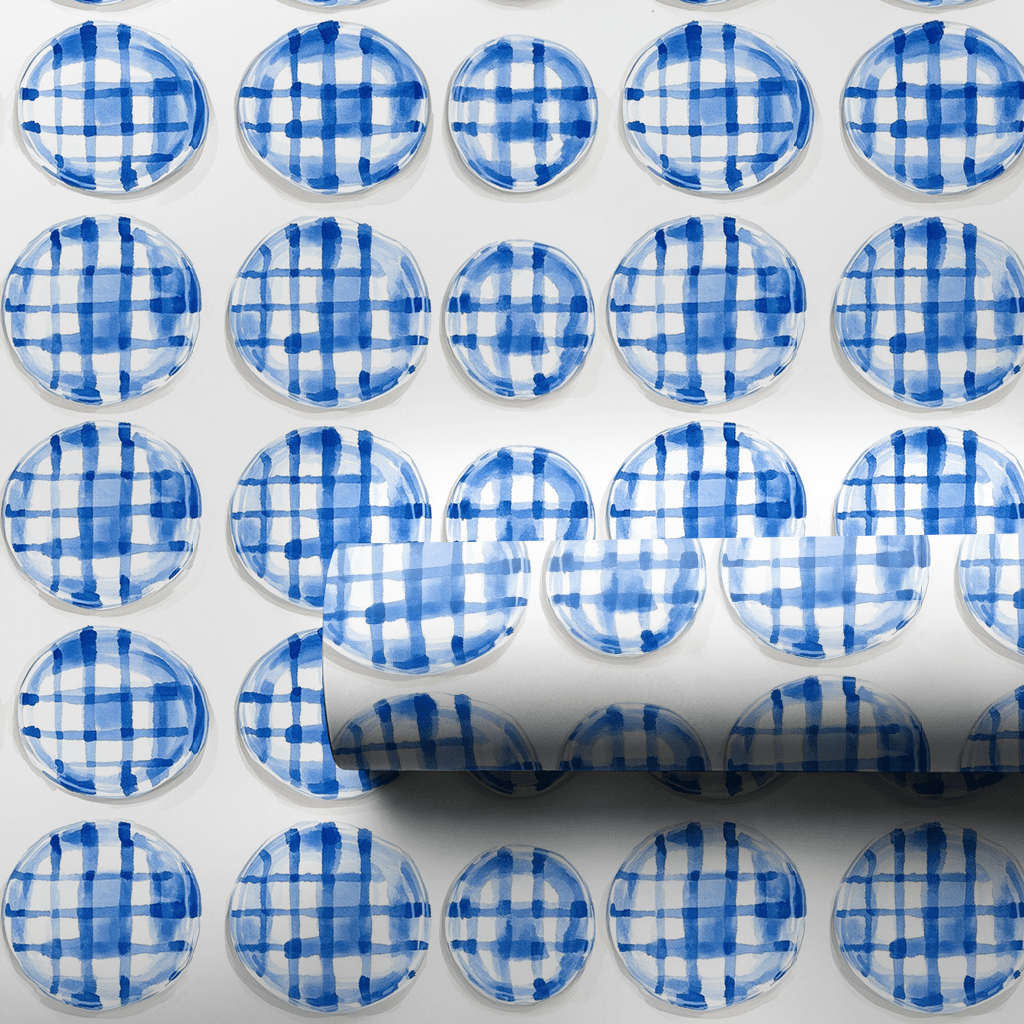 Picnic Blues - Wrapping Paper - Aspen &amp; Arlo