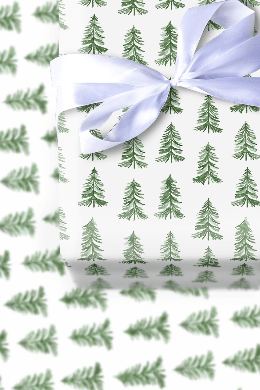 Evergreen Forest - Wrapping Paper - Aspen & Arlo