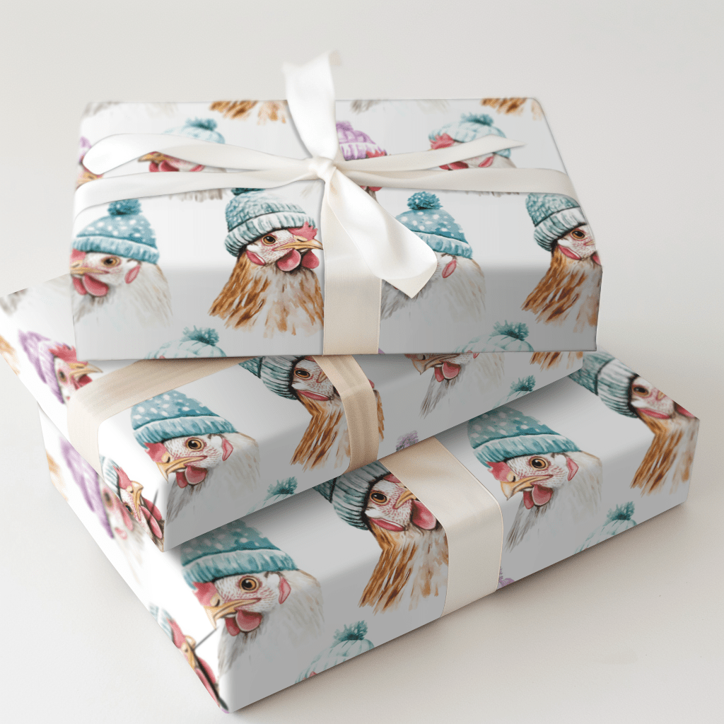 Beanies and Beaks - Wrapping Paper - Aspen & Arlo