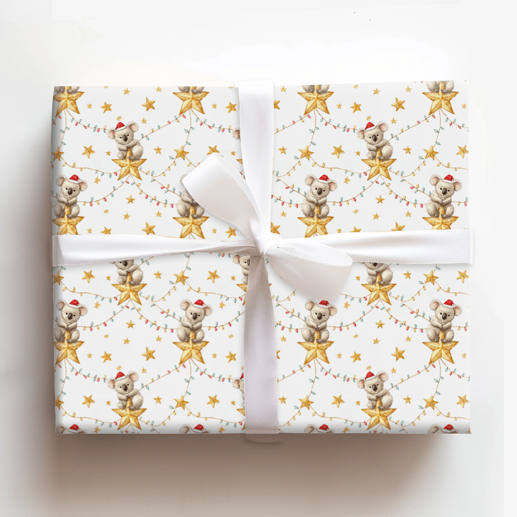 Starry Koala Charm - Wrapping Paper - Aspen & Arlo
