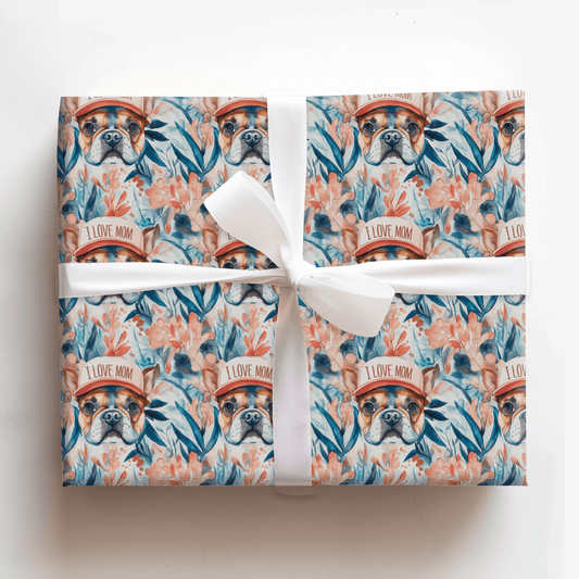 Mom's Favorite Frenchie - Wrapping Paper - Aspen & Arlo