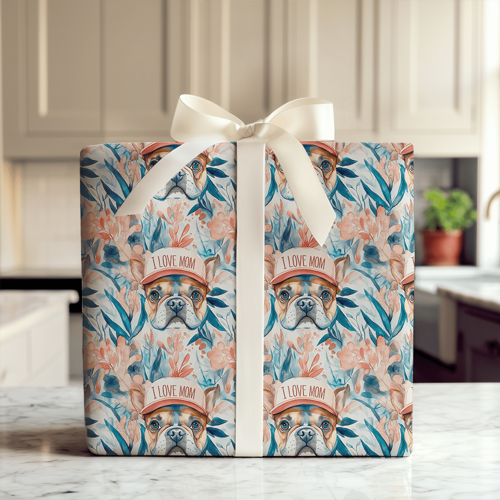 Mom's Favorite Frenchie - Wrapping Paper - Aspen & Arlo