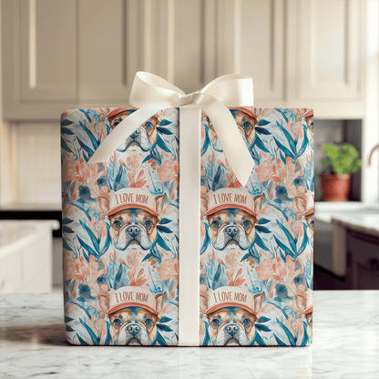Mom's Favorite Frenchie - Wrapping Paper - Aspen & Arlo