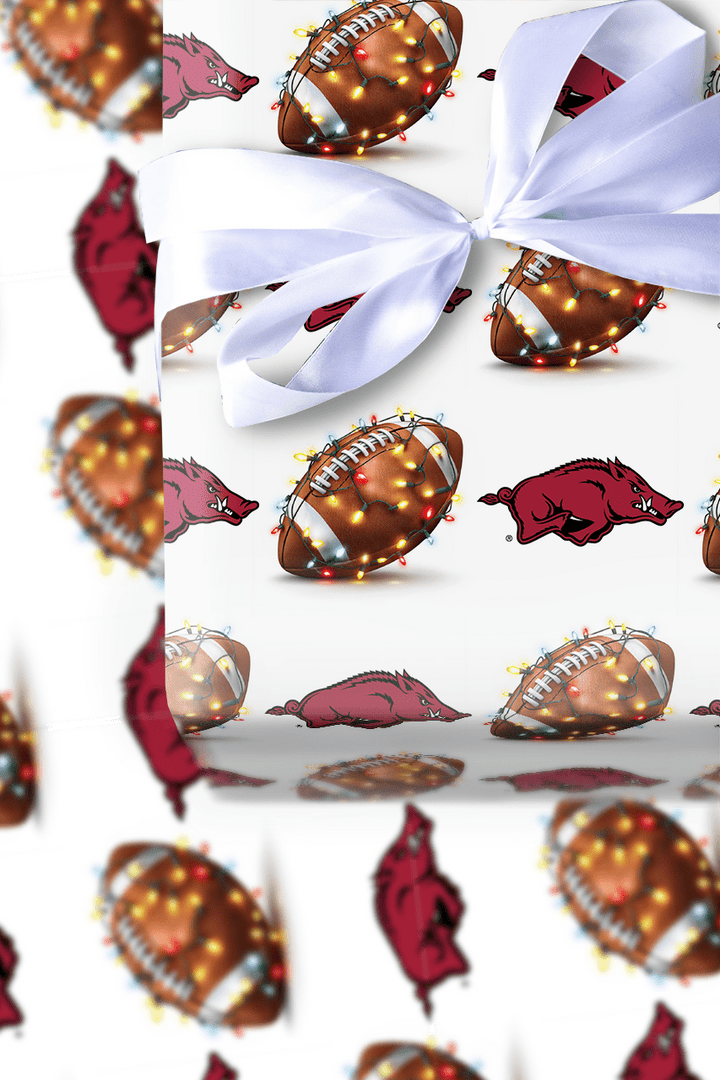 Holiday Hog Lights - Wrapping Paper - Aspen & Arlo