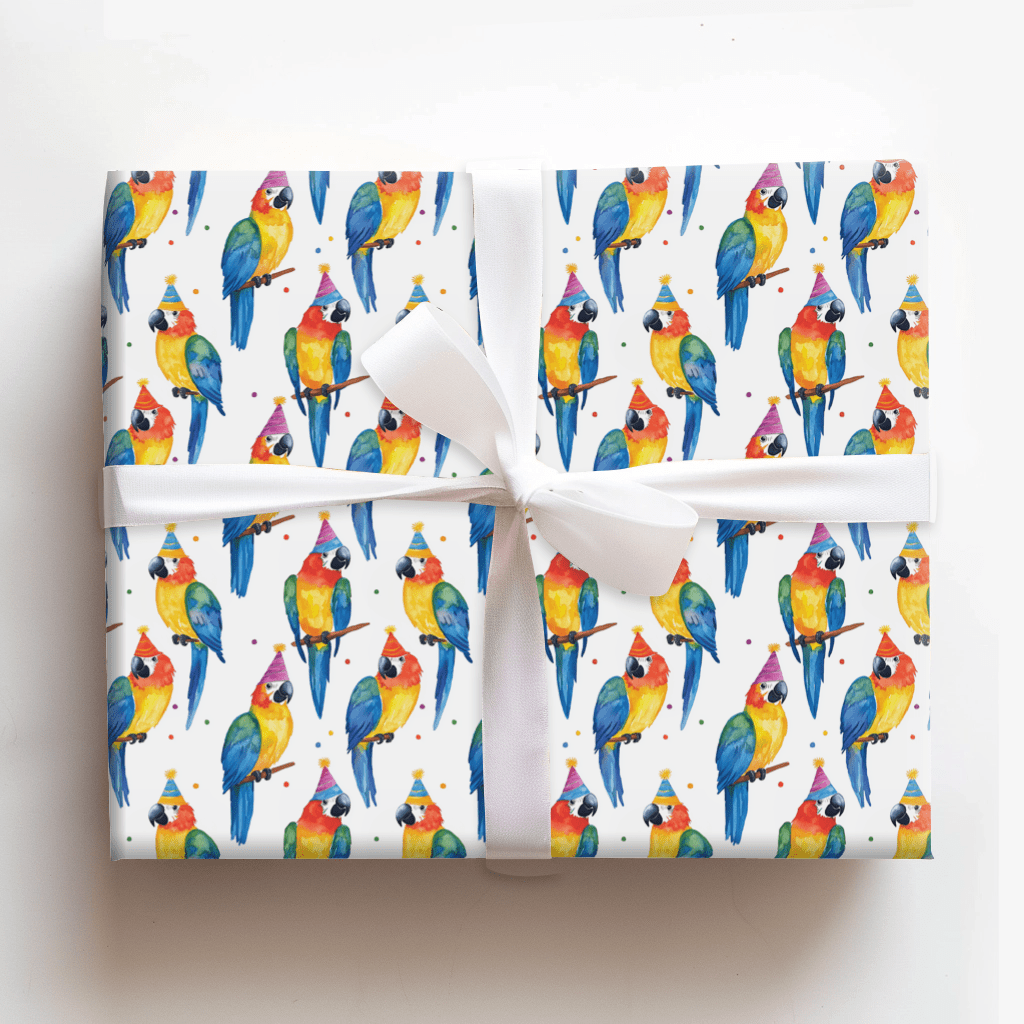 Parrot Parade - Wrapping Paper - Aspen & Arlo