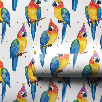Parrot Parade - Wrapping Paper - Aspen & Arlo