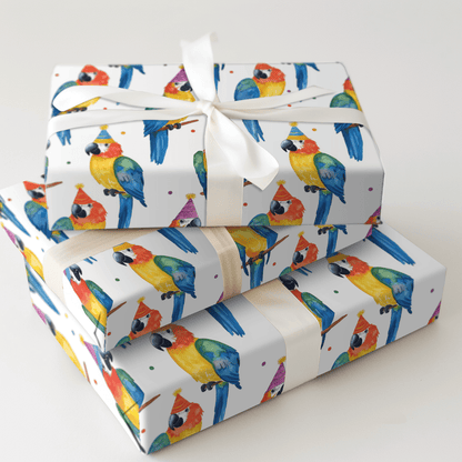Parrot Parade - Wrapping Paper - Aspen & Arlo