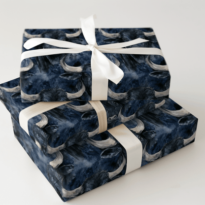 Navy Narlee - Wrapping Paper - Aspen & Arlo