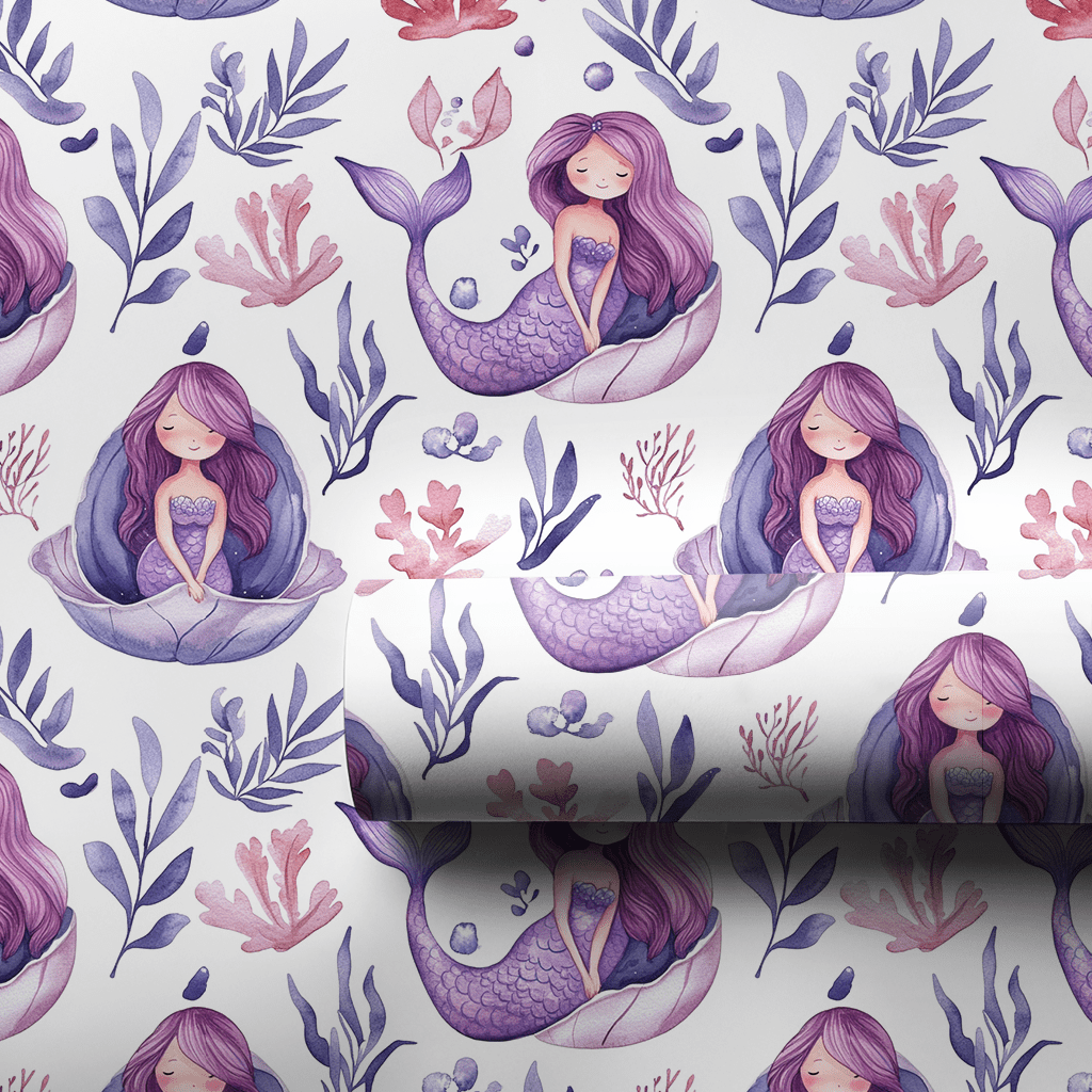 Shiny Shimmer Sea - Wrapping Paper - Aspen & Arlo