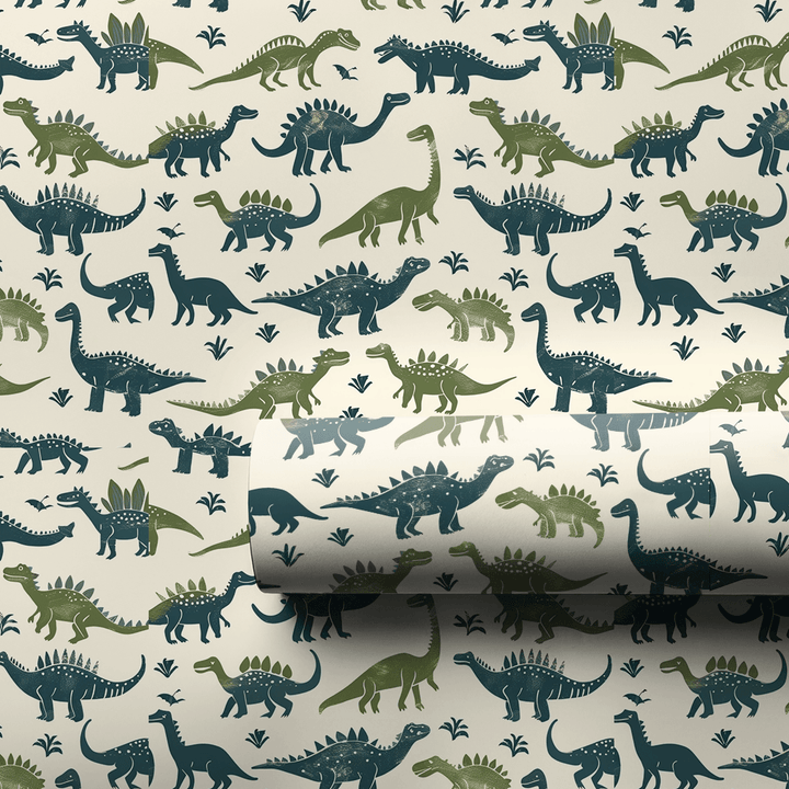 Dino - Mity - Wrapping Paper - Aspen & Arlo