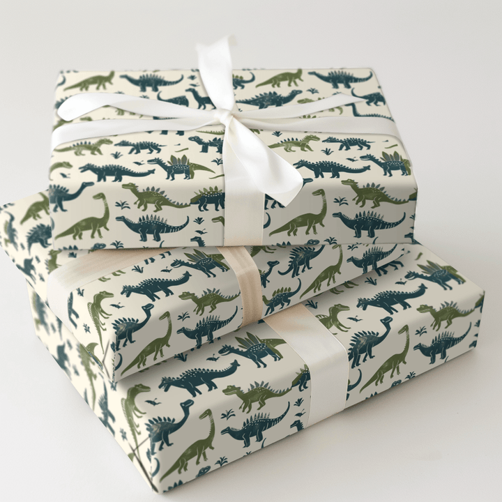 Dino - Mity - Wrapping Paper - Aspen & Arlo