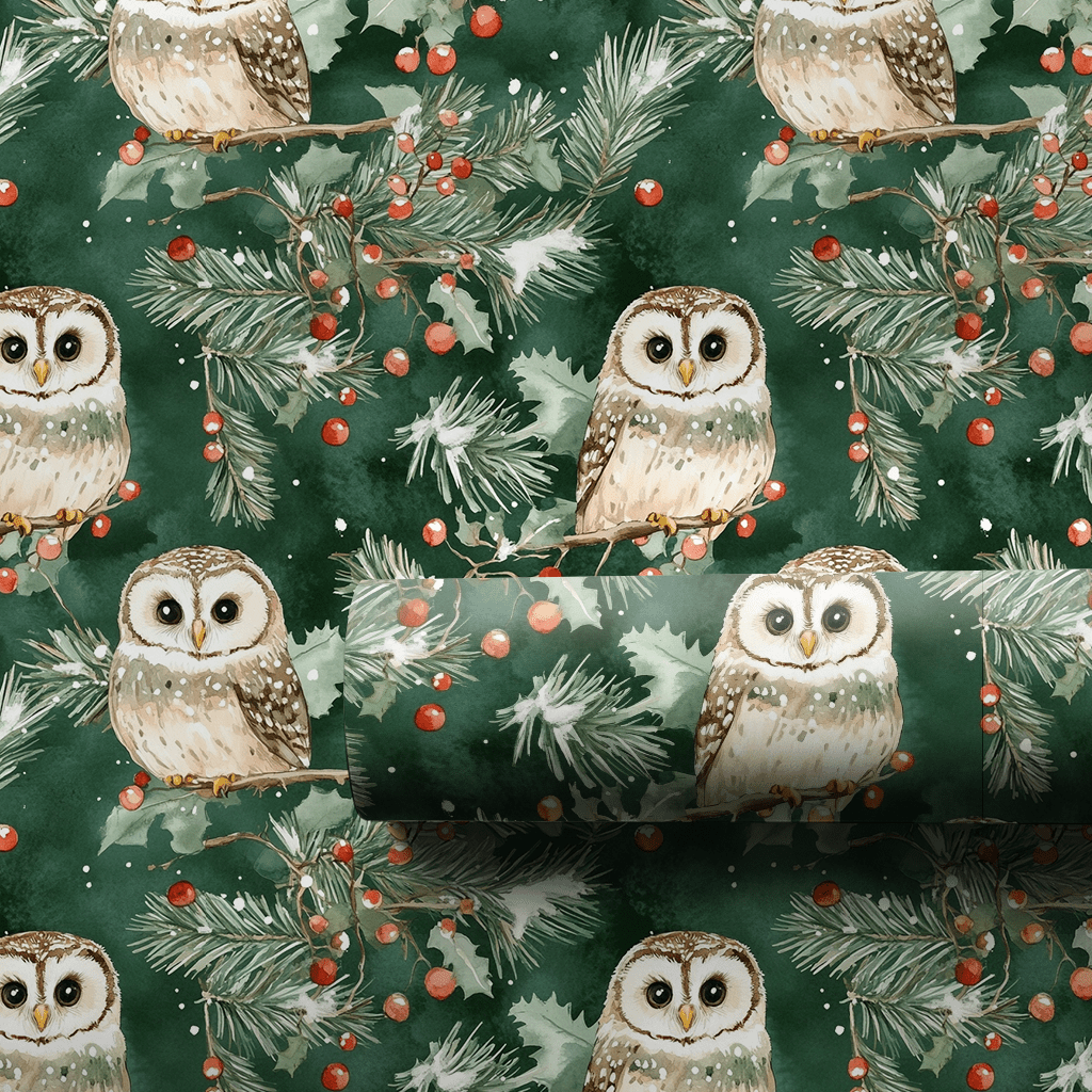 Tinsel and Talons - Wrapping Paper - Aspen & Arlo
