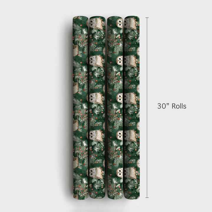 Tinsel and Talons - Wrapping Paper - Aspen & Arlo