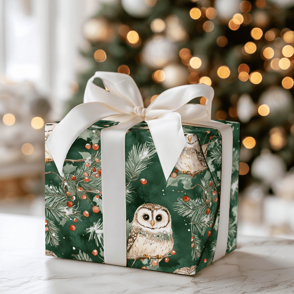 Tinsel and Talons - Wrapping Paper - Aspen & Arlo