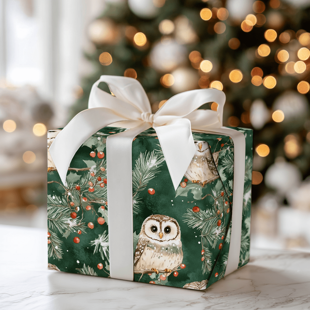 Tinsel and Talons - Wrapping Paper - Aspen & Arlo