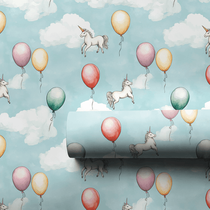 Unicorn of the Sky - Wrapping Paper - Aspen & Arlo