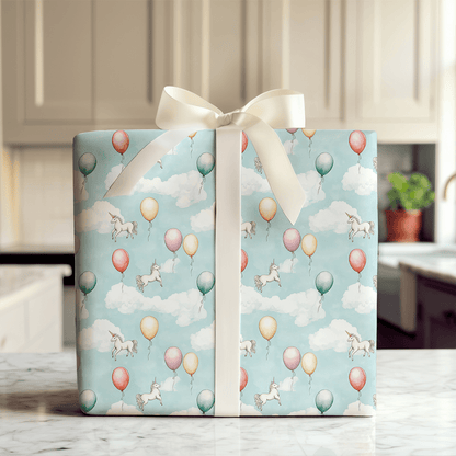 Unicorn of the Sky - Wrapping Paper - Aspen & Arlo