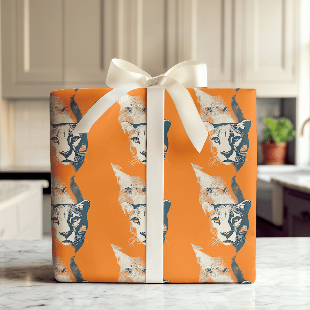 Eye of the Cougar - Wrapping Paper - Aspen & Arlo