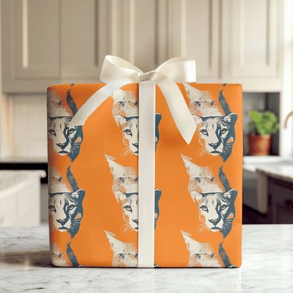 Eye of the Cougar - Wrapping Paper - Aspen & Arlo