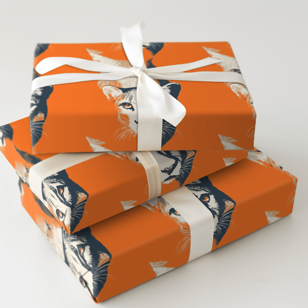 Eye of the Cougar - Wrapping Paper - Aspen & Arlo
