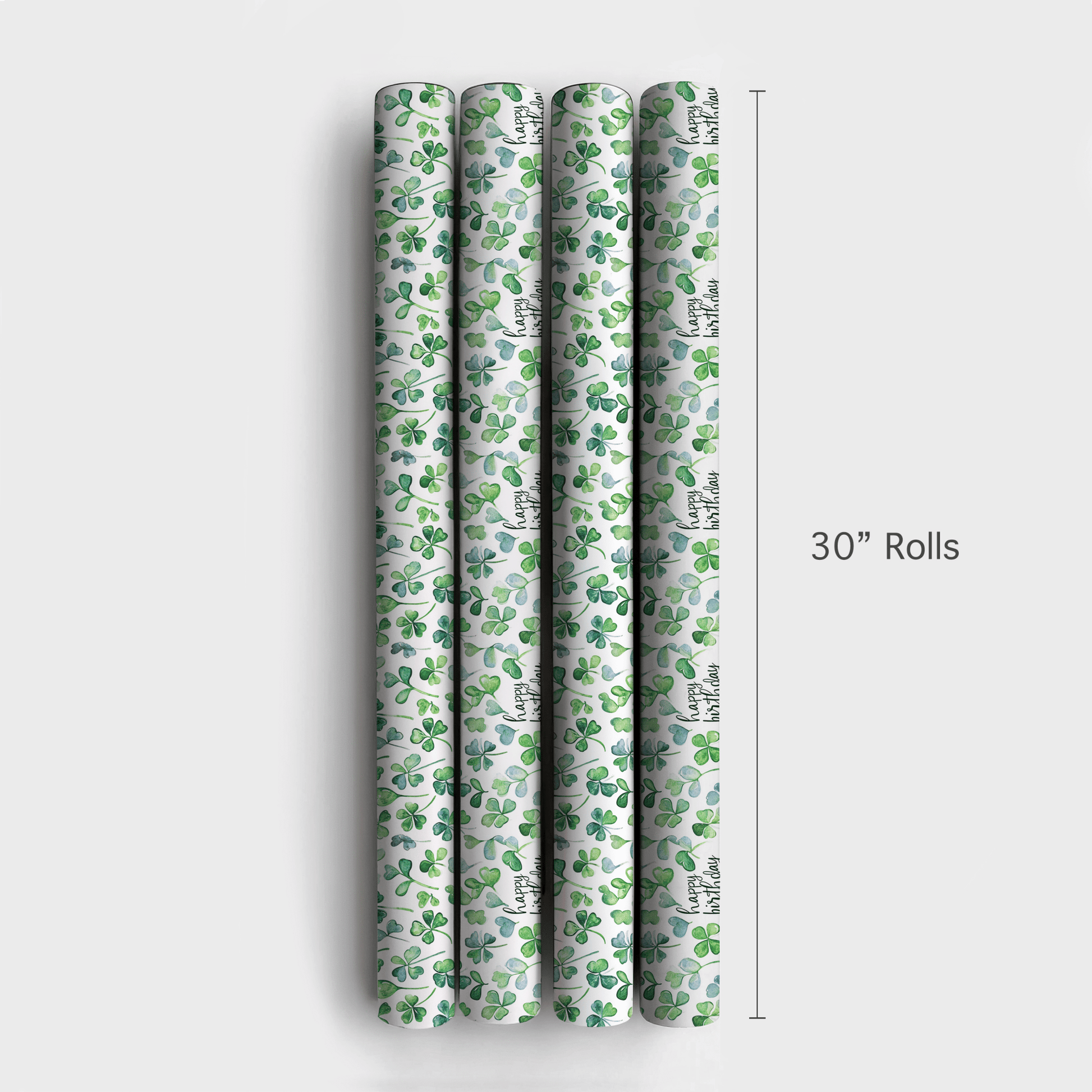 Golden Wishes Green Dreams - Wrapping Paper - Aspen & Arlo
