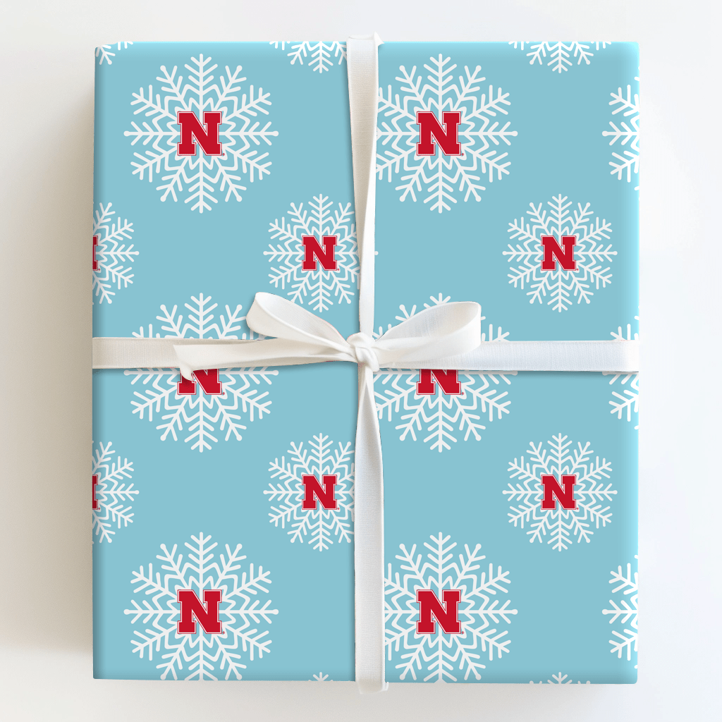 Husker Snowflake - Wrapping Paper - Aspen & Arlo