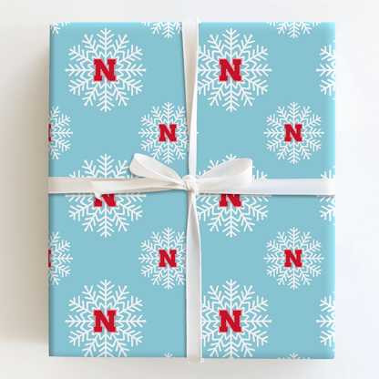 Husker Snowflake - Wrapping Paper - Aspen & Arlo
