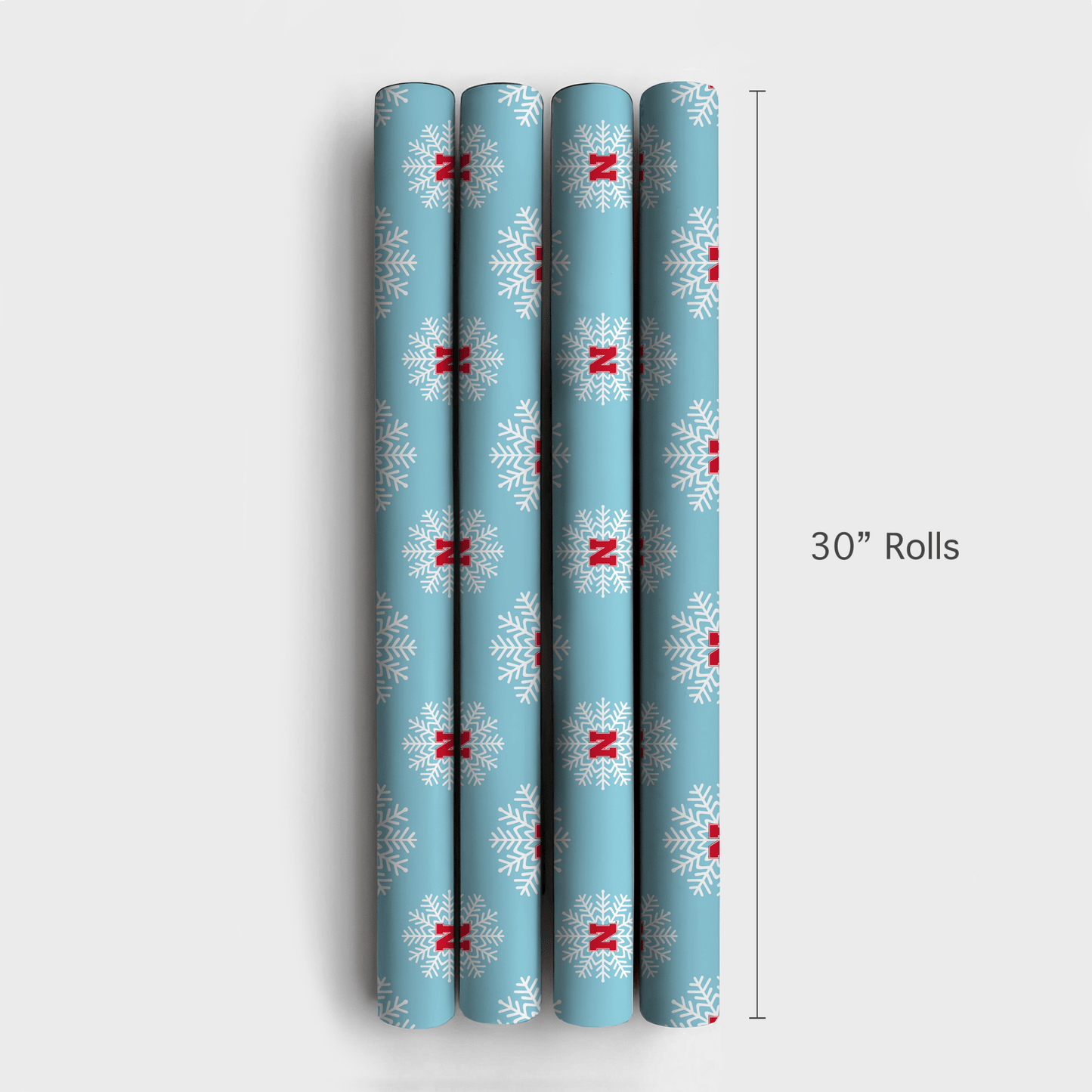 Husker Snowflake - Wrapping Paper - Aspen & Arlo