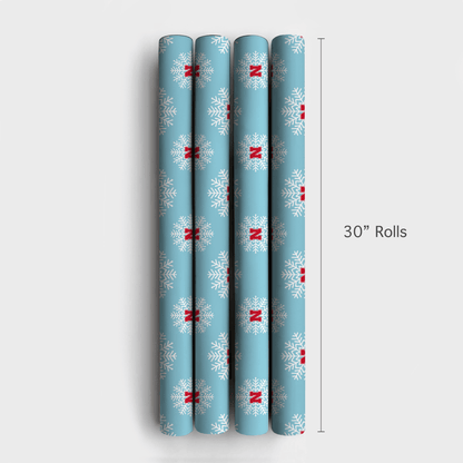 Husker Snowflake - Wrapping Paper - Aspen & Arlo