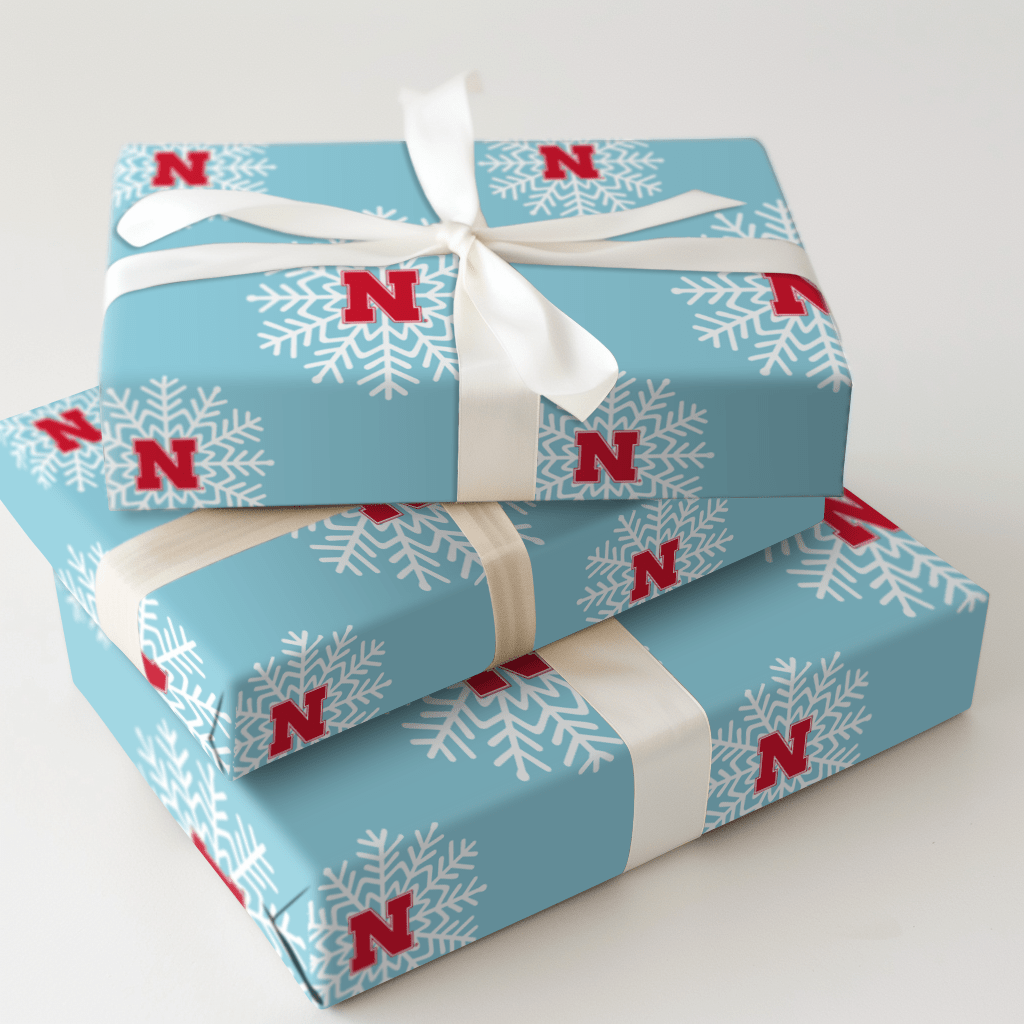 Husker Snowflake - Wrapping Paper - Aspen & Arlo